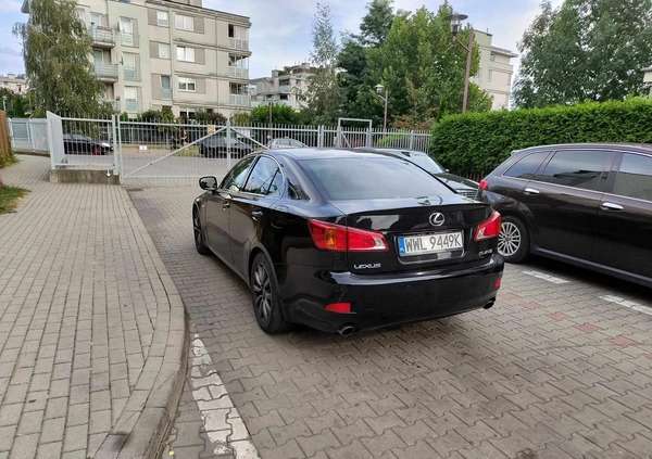 Lexus IS cena 40000 przebieg: 336000, rok produkcji 2008 z Warszawa małe 29